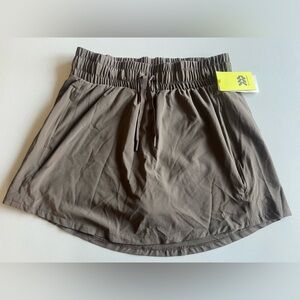 All in Motion Gray Skirt short